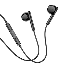 HOCO vezetékes fülhallgatók Jack 3,5 mm mikrofonnal M93 fekete
