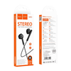 HOCO vezetékes fülhallgatók Jack 3,5 mm mikrofonnal M93 fekete - 3. kép