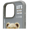 NIMMY tok COOL&CUTE 2.0 Bear iPhone 16 Pro-hoz szürke - 1. kép