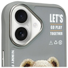 NIMMY tok COOL&CUTE 2.0 Bear iPhone 16 szürke tok - 1. kép