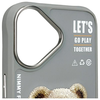 NIMMY tok COOL&CUTE 2.0 Bear iPhone 16 szürke tok - 3. kép