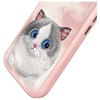 NIMMY tok BIG EYED PET 2.0 Macska iPhone 16-hoz rózsaszín tok - 0. kép