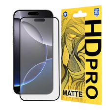  Lito - HD Pro Matte - iPhone 16 Pro Max - Fekete üvegfólia