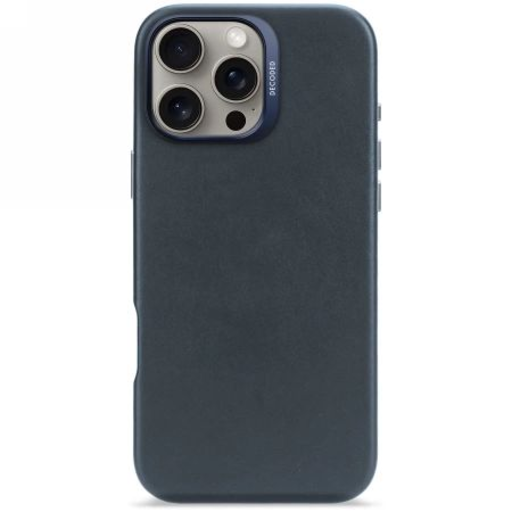Decoded bőr hátlap MagSafe tok iPhone 16 Pro Max - sötétkék Decoded bőr hátlap MagSafe tok iPhone 16 Pro Max - sötétkék