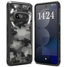  Ringke - Fusion X Design - Nothing Phone (3a) - Camo Fekete tok