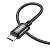 HOCO kábel USB A - Micro USB 2,4A X89 1 m fekete - 1. kép