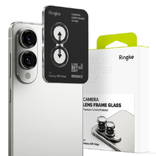 Ringke kamera védőkeret Galaxy S25 Edge fekete üvegfólia
