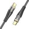 HOCO kábel Type C to Type C 3A 60W U121 1,2 m fekete - 0. kép