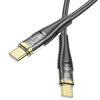 HOCO kábel Type C to Type C 3A 60W U121 1,2 m fekete - 3. kép