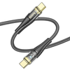 HOCO kábel Type C to Type C 3A 60W U121 1,2 m fekete - 4. kép