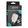 OBAL:ME Fali töltő USB-A + USB-C 20W + 2x Kábel 1m Fehér - 3. kép