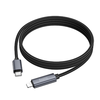 HOCO kábel Type C - Lightning kijelzővel PD 27W X112 1 m fekete - 1. kép