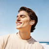 HOCO vezeték nélküli fülhallgató bluetooth érintőkijelzővel TWS ANC + ENC EQ21 felhős fehér - 1. kép