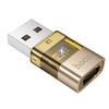 HOCO adapter USB A (apa) to Type C (anya) UA36C arany - 0. kép