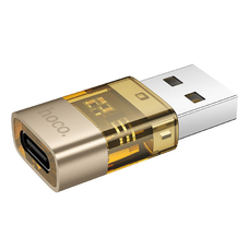HOCO adapter USB A (apa) to Type C (anya) UA36C arany
