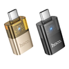 HOCO adapter OTG Type C (male) USB A (female) UA36B arany, - 1. kép