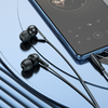HOCO vezetékes fülhallgatók Jack 3,5 mm mikrofonnal M124 fekete - 2. kép