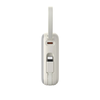 Joyroom JR-PBF27 10000mAh 22.5W Powerbank beépített USB-C és Lightning kábelekkel - Fehér - 3. kép