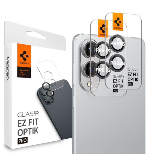 Spigen Optik Pro Glas.tr ”ez Fit” kamera védő 2-pack Galaxy S25 Edge Fekete üvegfólia Spigen Optik Pro Glas.tr ”ez Fit” kamera védő 2-pack Galaxy S25 Edge Fekete üvegfólia