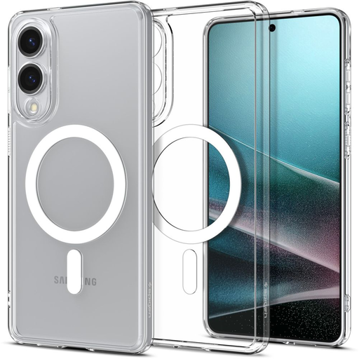Spigen Ultra Hybrid Mag Magsafe Galaxy S25 Edge átlátszó/fehér tok Spigen Ultra Hybrid Mag Magsafe Galaxy S25 Edge átlátszó/fehér tok