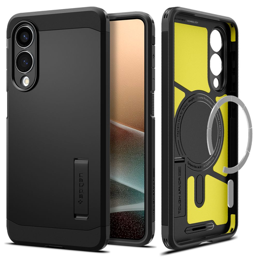 Spigen Tough Armor Magsafe Galaxy S25 Edge fekete tok Spigen Tough Armor Magsafe Galaxy S25 Edge fekete tok