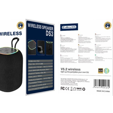 JELLICO bluetooth hangszóró DS3 Fekete