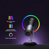 Ugreen CM769 Asztali Mikrofon USB-A-val és RGB LED-del - Ezüst - 1. kép