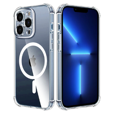  Techsuit - Ütésálló Átlátszó Szilikon MagSafe - iPhone 13 Pro Max - Átlátszó tok