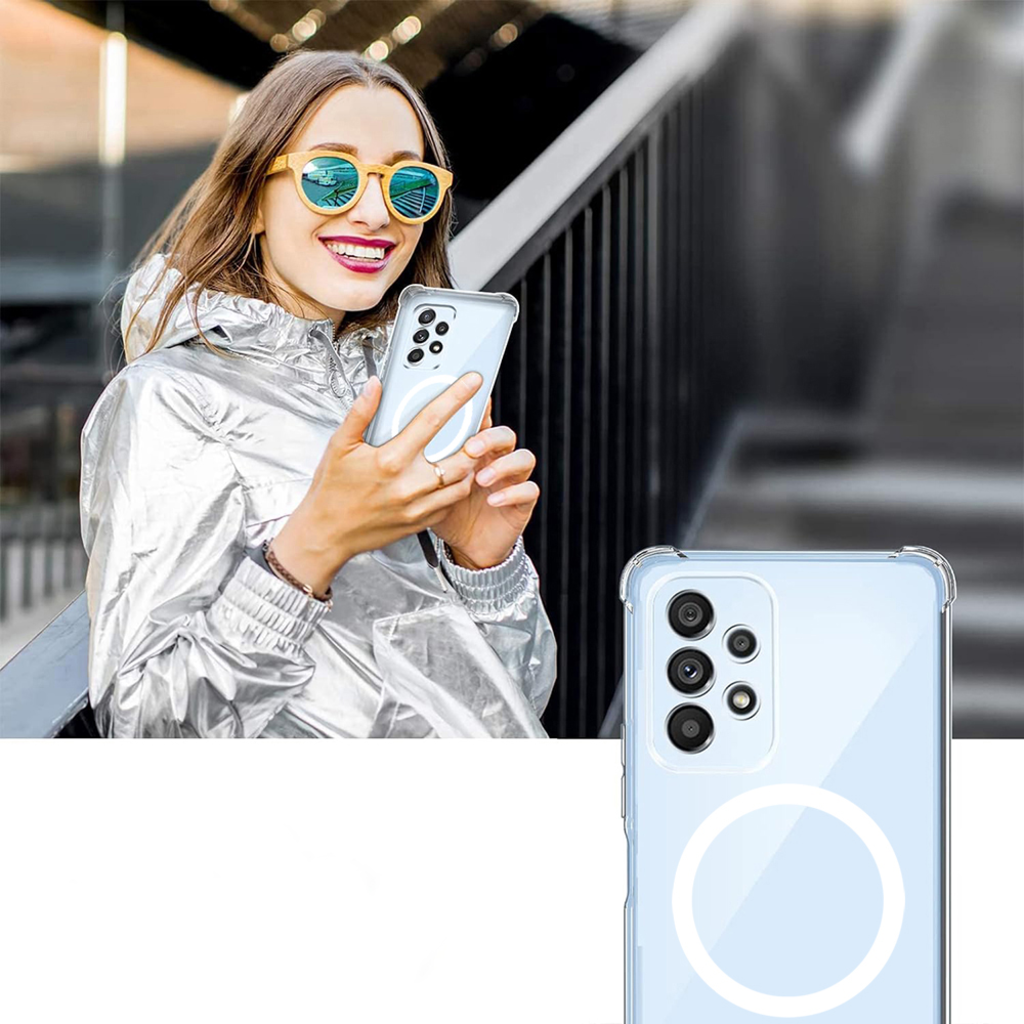  Techsuit - Ütésálló Átlátszó Szilikon MagSafe - iPhone 14 - Átlátszó tok - 13