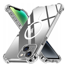  Techsuit - Ütésálló Átlátszó Szilikon MagSafe - iPhone 14 - Átlátszó tok