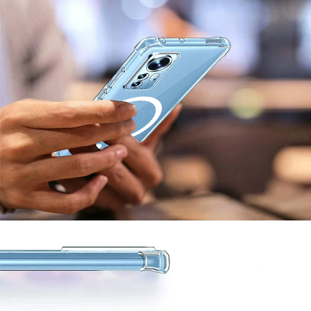  Techsuit - Ütésálló Átlátszó Szilikon MagSafe - iPhone 14 - Átlátszó tok - 10