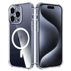  Techsuit - Ütésálló Átlátszó Szilikon MagSafe - iPhone 15 Pro - Átlátszó tok - 1. kép