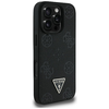  Guess - Peony Grained Hot Stamp Triangle MagSafe (GUHMP16XPGBTMK) - iPhone 16 Pro Max - Fekete tok - 0. kép