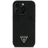  Guess - Peony Grained Hot Stamp Triangle MagSafe (GUHMP16XPGBTMK) - iPhone 16 Pro Max - Fekete tok - 1. kép
