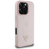  Guess - Peony Texturált Forróbélyegzős Háromszög MagSafe (GUHMP16XPGBTMP) - iPhone 16 Pro Max - Rózsaszín tok - 0. kép