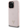  Guess - Peony Texturált Forróbélyegzős Háromszög MagSafe (GUHMP16XPGBTMP) - iPhone 16 Pro Max - Rózsaszín tok - 2. kép