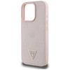  Guess - Peony Texturált Forróbélyegzős Háromszög MagSafe (GUHMP16XPGBTMP) - iPhone 16 Pro Max - Rózsaszín tok - 4. kép