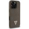  Guess - Peony Grained Hot Stamp Triangle MagSafe (GUHMP16XPGBTMW) - iPhone 16 Pro Max - Barna. tok - 0. kép