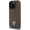  Guess - Peony Grained Hot Stamp Triangle MagSafe (GUHMP16XPGBTMW) - iPhone 16 Pro Max - Barna. tok - 2. kép