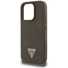  Guess - Peony Grained Hot Stamp Triangle MagSafe (GUHMP16XPGBTMW) - iPhone 16 Pro Max - Barna. tok - 4. kép