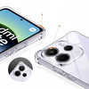  Techsuit - Ütésálló átlátszó szilikon MagSafe tok - Xiaomi Redmi Note 14 4G (164,84 x 78,15 x 8,16 mm) - Átlátszó - 3. kép