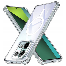 Techsuit - Nárazuvzdorný priehľadný silikón MagSafe - Xiaomi Redmi Note 13 Pro 5G / Poco X6 - Priehľadný obal Techsuit - Nárazuvzdorný priehľadný silikón MagSafe - Xiaomi Redmi Note 13 Pro 5G / Poco X6 - Priehľadný obal