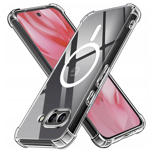 Techsuit - Ütésálló Átlátszó Szilikon MagSafe - Google Pixel 9a - Átlátszó tok Techsuit - Ütésálló Átlátszó Szilikon MagSafe - Google Pixel 9a - Átlátszó tok