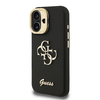 Guess PU Grained 4G Logo Stand Camera Frame tok iPhone 16 fekete - 0. kép