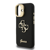 Guess PU Grained 4G Logo Stand Camera Frame tok iPhone 16 fekete - 3. kép