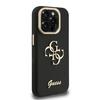 Guess PU Grained 4G Logo Stand Kamera Kerettel ellátott tok iPhone 15 Pro-hoz Fekete - 2. kép