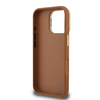 Guess PU Grained 4G Logo Stand Camera Frame tok iPhone 16 Pro-hoz barna - 4. kép
