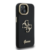 Guess PU Grained 4G Logo Stand Camera Frame tok iPhone 15 Black - 2. kép