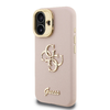 Guess PU Grained 4G Logo Camera Frame fliptok iPhone 16 Pink tok - 0. kép