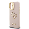 Guess PU Grained 4G Logo Camera Frame fliptok iPhone 16 Pink tok - 3. kép